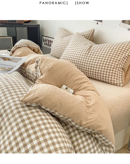 Soft Japanese Style Duvet Cover Set