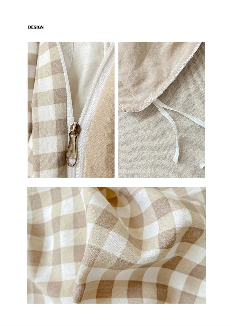 Soft Japanese Style Duvet Cover Set