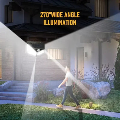 Solar LED Outdoor Lights Set for Garden with Motion Sensor