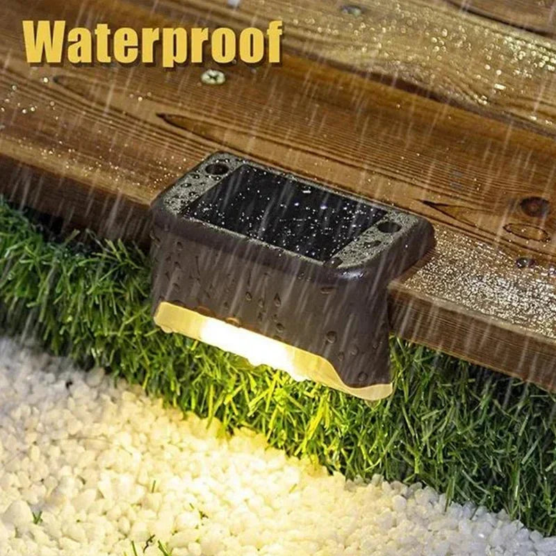Solar LED Outdoor Stair Lights Set