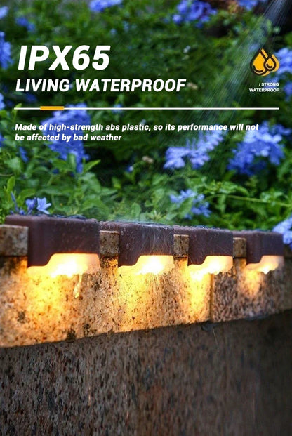 Solar LED Outdoor Stair Lights Set