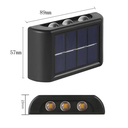 Solar LED Outdoor Wall Light