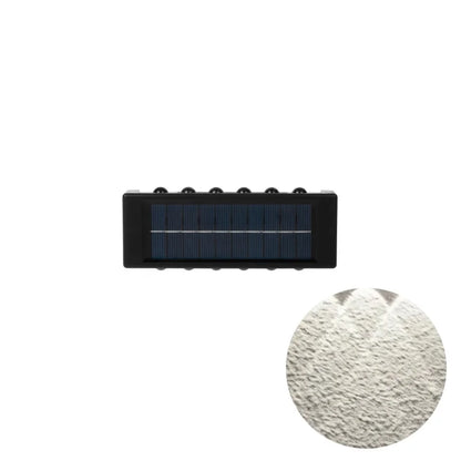 Solar LED Outdoor Wall Lights for Garden & Patio - 12LED white / CHINA
