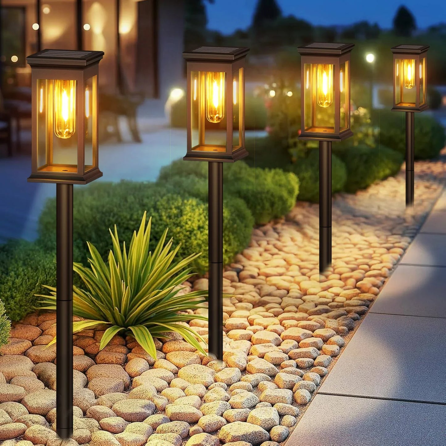 Solar Lights Pack Super Bright 12Hrs