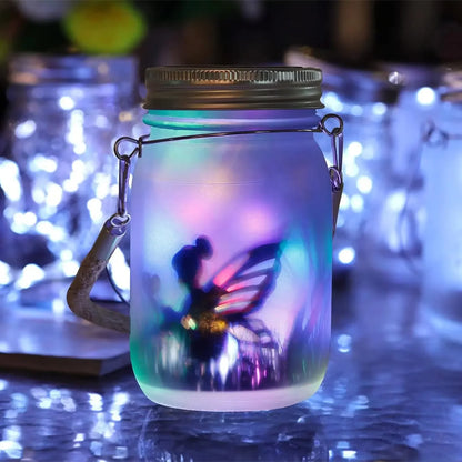 Solar Mason Jar Fairy Lights for Garden Decoration
