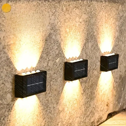 Solar Outdoor Wall Lights for Garden Decor