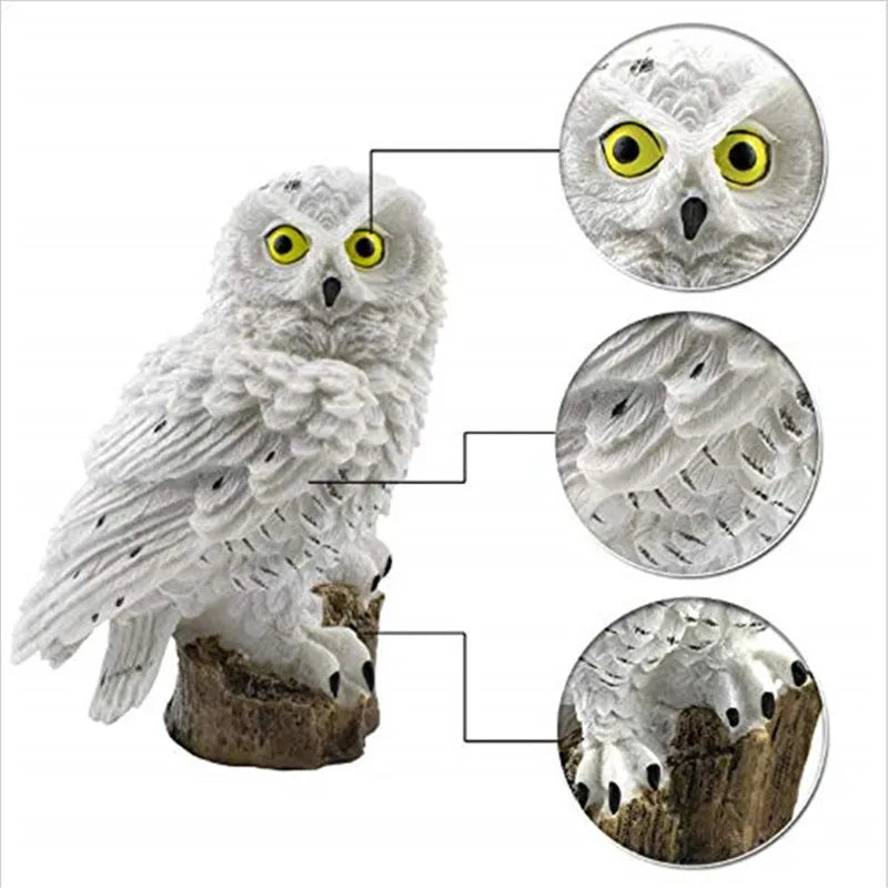 Solar Owl Garden Light - Decorative Waterproof LED
