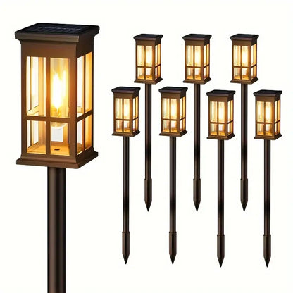 Solar Pathway Lights - Bright Outdoor Lights - 12Pack / United States