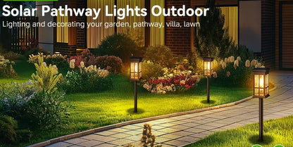 Solar Pathway Lights - Bright Outdoor Lights