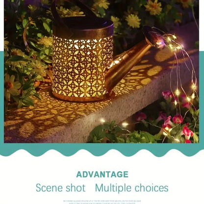 Solar Watering Can Light - Outdoor Decor - Solar Lawn Light