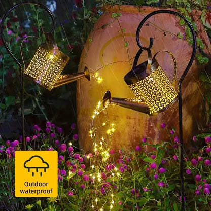 Solar Watering Can Light - Outdoor Decor - Solar Lawn Light