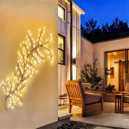 Solar Willow Vine Light: Outdoor Decoration Waterproof Fairy Light