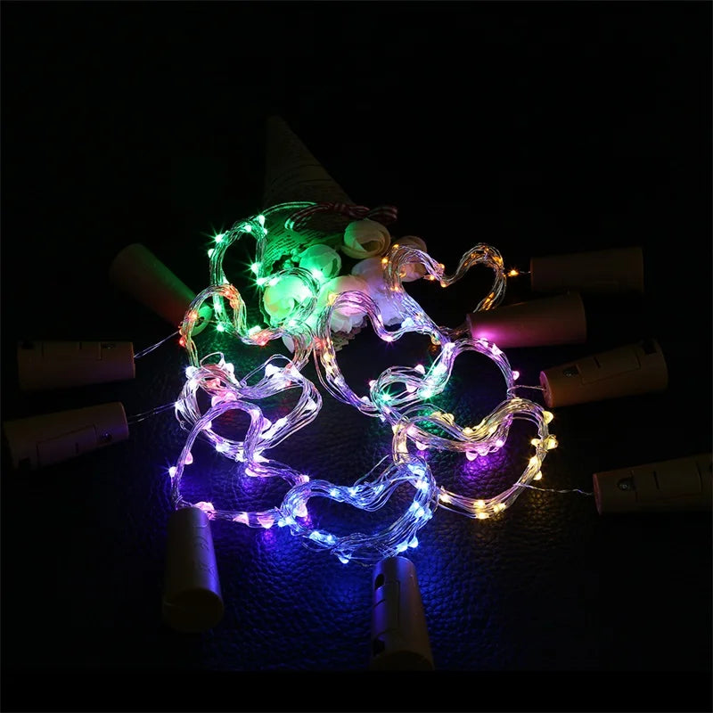 Solar Wine Bottle Fairy Lights - Home Decoration