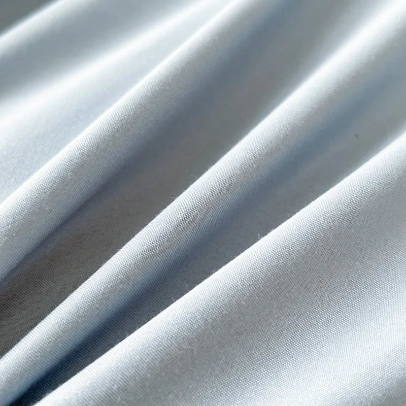 Solid Color Brush Fabric Bedding Set - 4 Pieces