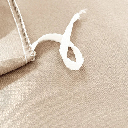 Solid Color Brush Fabric Bedding Set - 4 Pieces