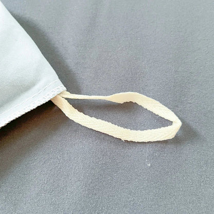 Solid Color Brush Fabric Bedding Set - 4 Pieces