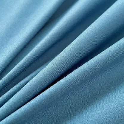 Solid Color Brush Fabric Bedding Set - 4 Pieces