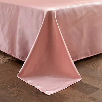 Solid Color Luxury Rayon Satin Bedding Set