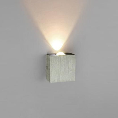 Sphera Modern LED Cube Box Wall Sconces - 3W - 1 Head / Yellow