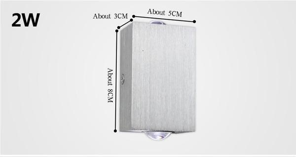 Sphera Modern LED Cube Box Wall Sconces