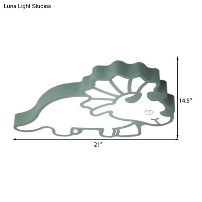 DecorBites™ DecorBites™ Spinosaurus LED Ceiling Light: Modern Acrylic Lamp for Child's Bedroom