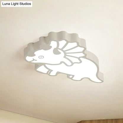 DecorBites™ DecorBites™ Spinosaurus LED Ceiling Light: Modern Acrylic Lamp for Child's Bedroom