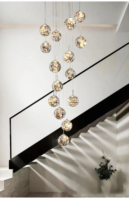 Spiral Crystal Ball Chandelier Light - Free Shipping - Chandelier