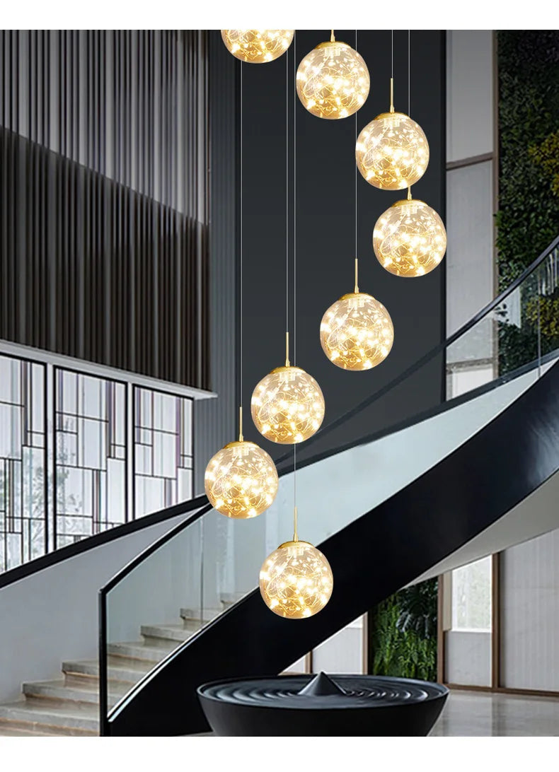 Spiral Crystal Ball Chandelier Light - Free Shipping - Chandelier