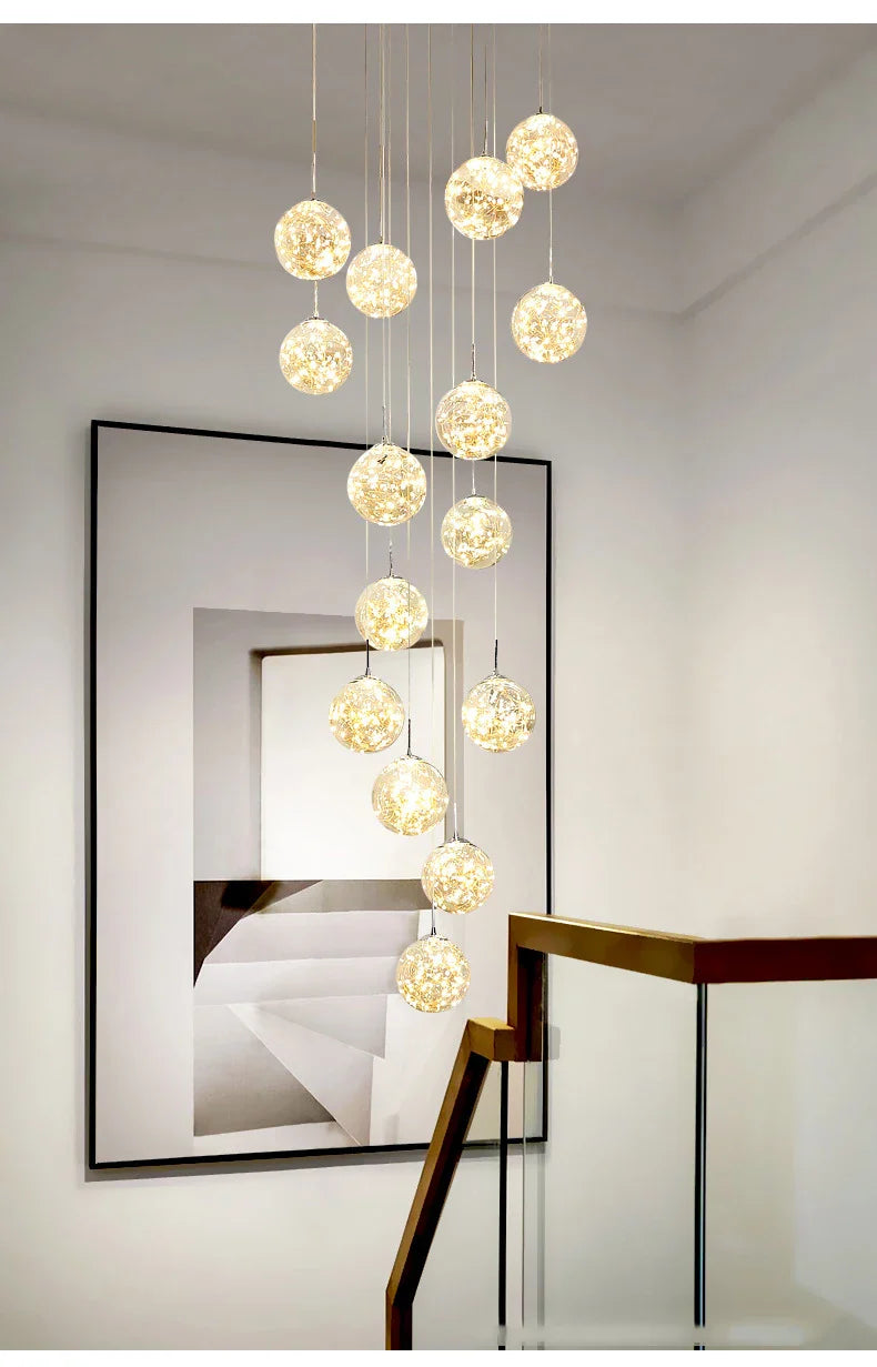Spiral Crystal Ball Chandelier Light - Free Shipping - Chandelier