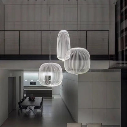 Spokes Birdcage Pendant Light in Polished Chrome - Decorbites