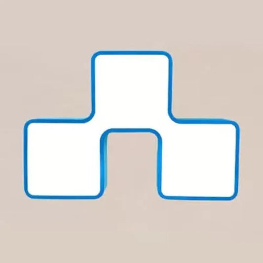 DecorBites™ DecorBites™ Square Acrylic Flush Mount Ceiling Light for Kindergarten and Nursing Room with Modern Style