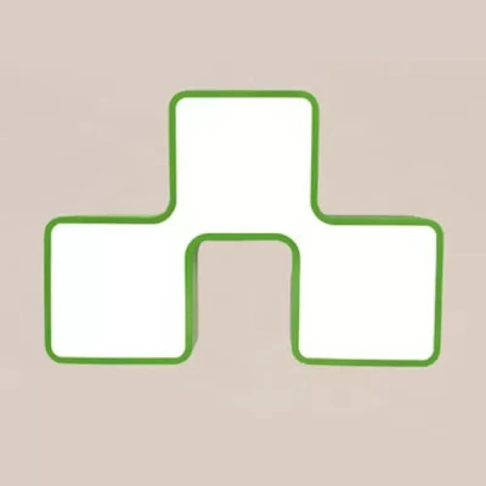 DecorBites™ DecorBites™ Square Acrylic Flush Mount Ceiling Light for Kindergarten and Nursing Room with Modern Style