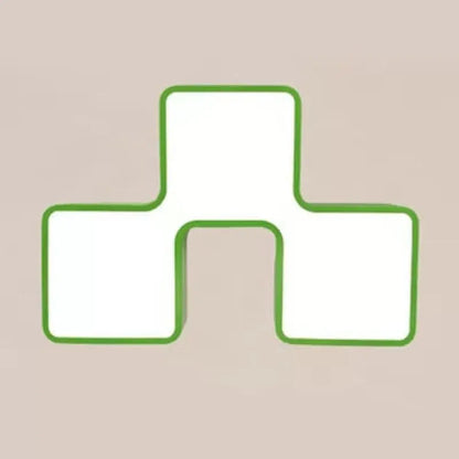 DecorBites™ DecorBites™ Square Acrylic Flush Mount Ceiling Light for Kindergarten and Nursing Room with Modern Style