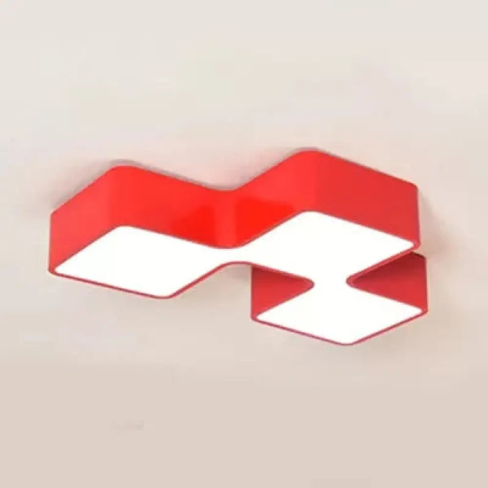 DecorBites™ DecorBites™ Square Acrylic Flush Mount Ceiling Light for Kindergarten and Nursing Room with Modern Style