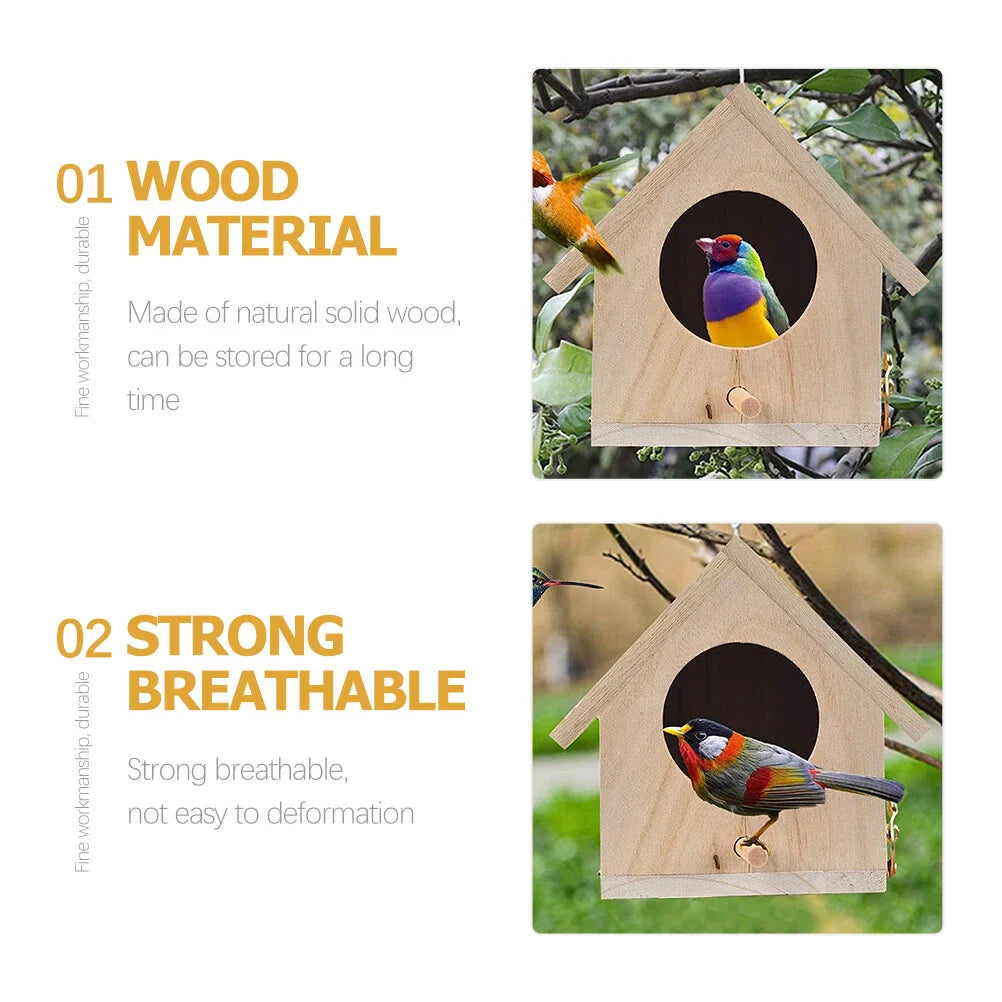 Squirrel Feeder Birdhouse Kit with Hummingbird Camera - As Shown / 19X17CM