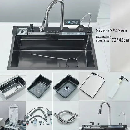 Stainless Steel Kitchen Sink Set