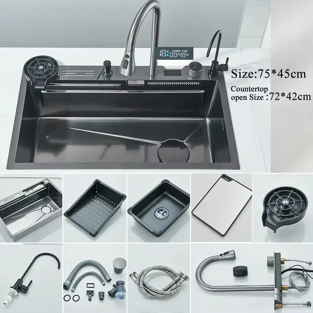 Stainless Steel Kitchen Sink Set