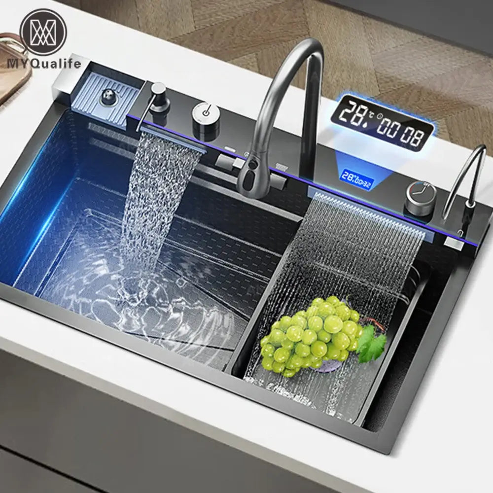 Stainless Steel Kitchen Sink Set