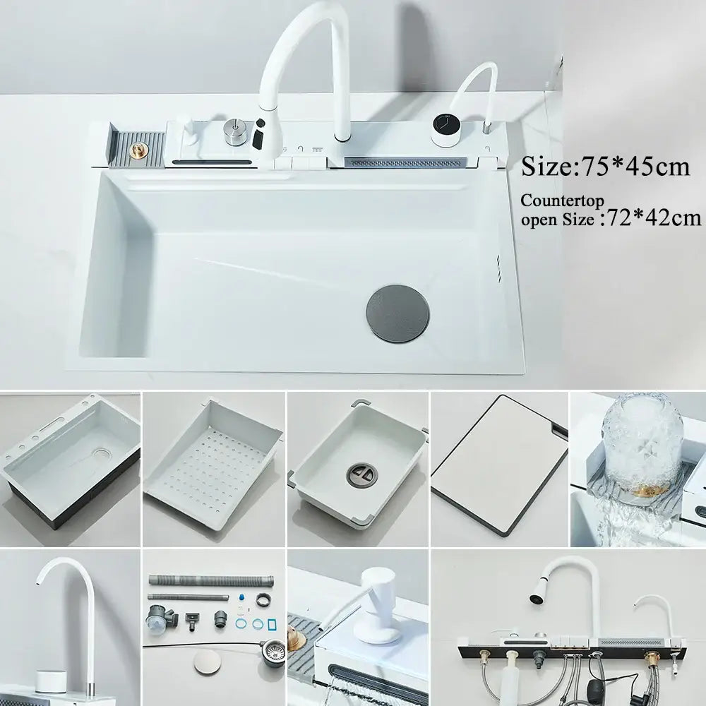 Stainless Steel Kitchen Sink Set