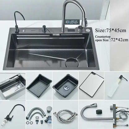 Stainless Steel Kitchen Sink Set