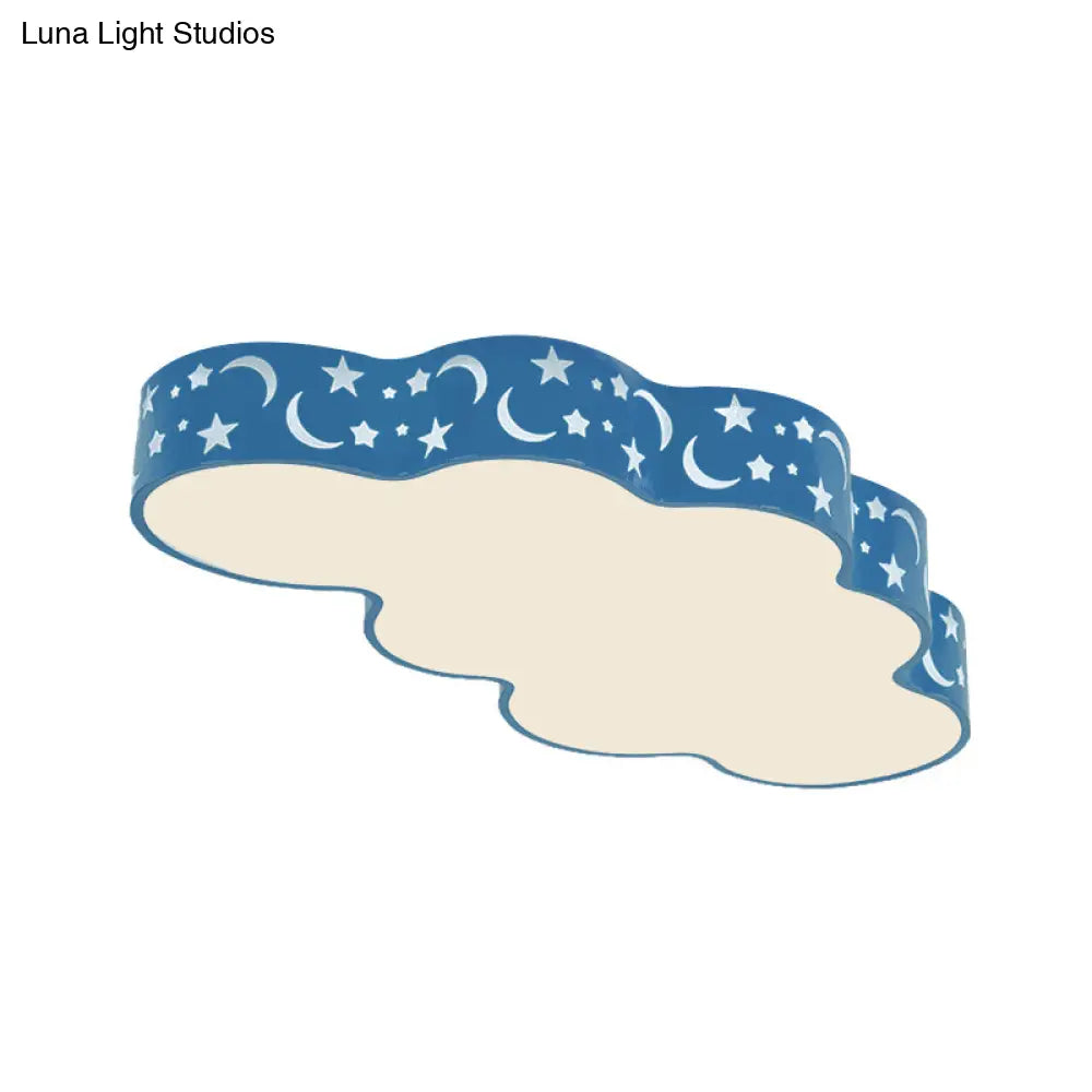 DecorBites™ DecorBites™ Starry Cloud Acrylic Kids Ceiling Lamp - Modern Flush Mount for Child's Bedroom