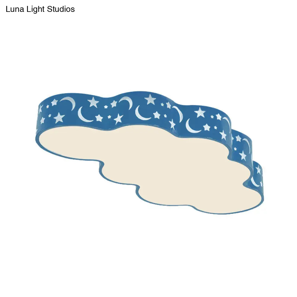 DecorBites™ DecorBites™ Starry Cloud Acrylic Kids Ceiling Lamp - Modern Flush Mount for Child's Bedroom