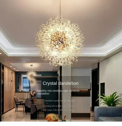 Starry Sky Crystal Pendant Light Fixture