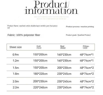 Striped Quilt Set with Pillowcases and Sheet