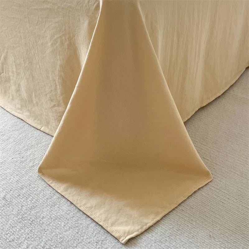 Striped Quilt Set with Pillowcases and Sheet