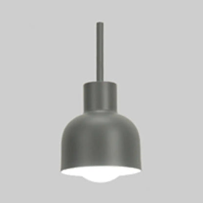 Stylish Domed Pendant Light for Restaurant and Foyer - Aluminum Single Head Hanging Lamp