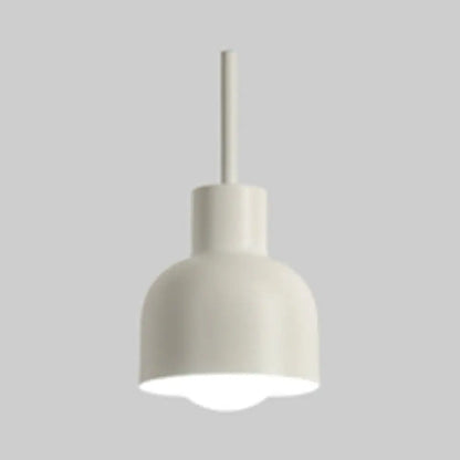 Stylish Domed Pendant Light for Restaurant and Foyer - Aluminum Single Head Hanging Lamp