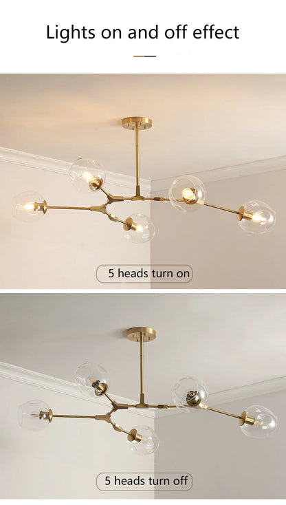 Stylish Nordic Chandelier for Dining/Living Room - Chandelier