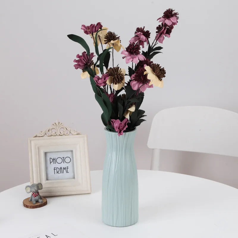 Stylish Nordic Plastic Flower Vase Home Decor