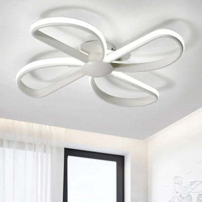 DecorBites™ DecorBites™ Stylish Petal LED Ceiling Mount Light - Acrylic White Ceiling Lamp for Kids' Bedrooms